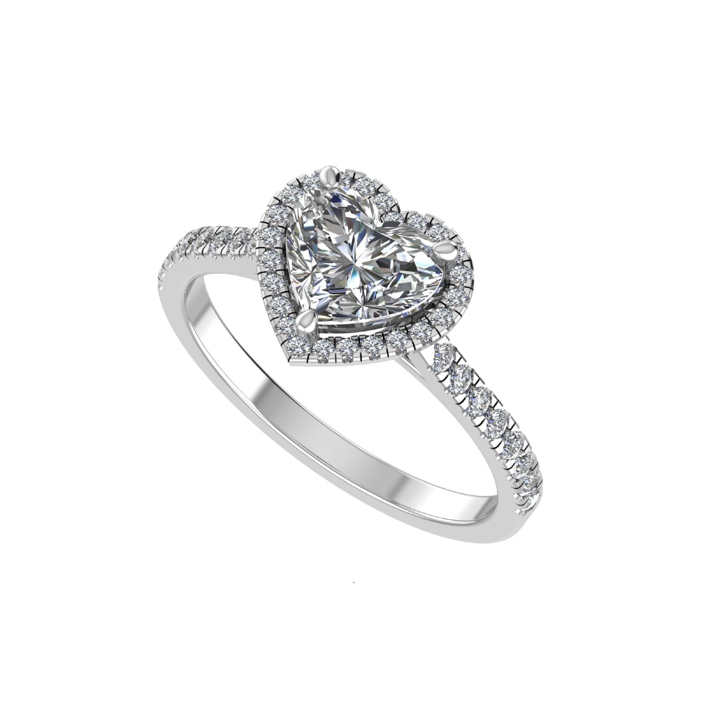 Lab Grown Diamond Heart Shape Ring