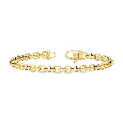 Two-Tone Link Bracelet