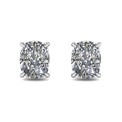 Oval Lab Grown Diamond Stud Earrings