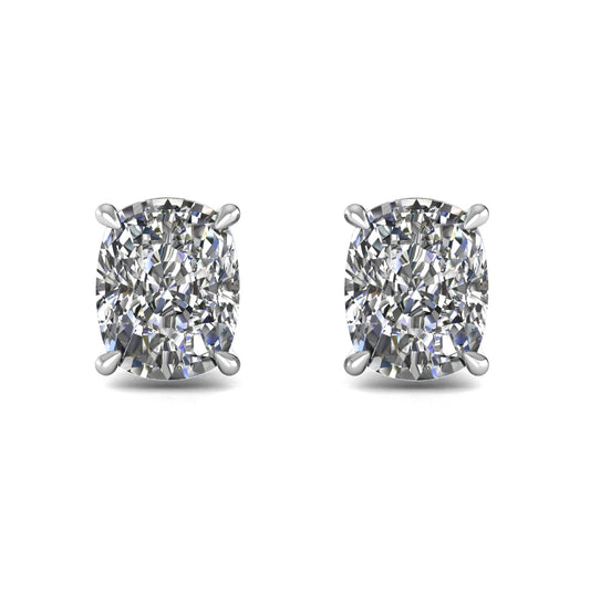 Oval Lab Grown Diamond Stud Earrings