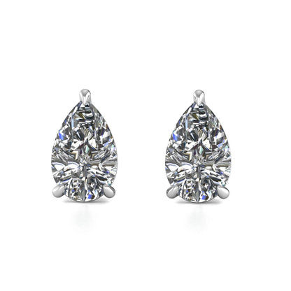 Pear Stud Lab Grown Diamond Earrings
