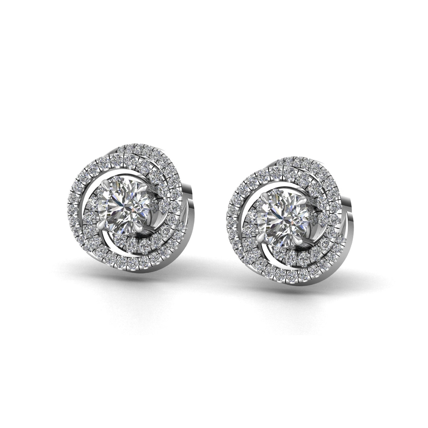Trinity Ruban Lab Grown Diamond earrings