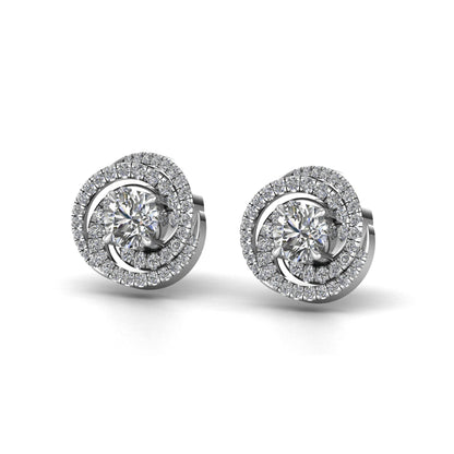 Trinity Ruban Lab Grown Diamond earrings