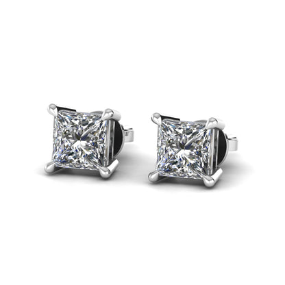 Princess Lab Grown Diamond Stud Earrings