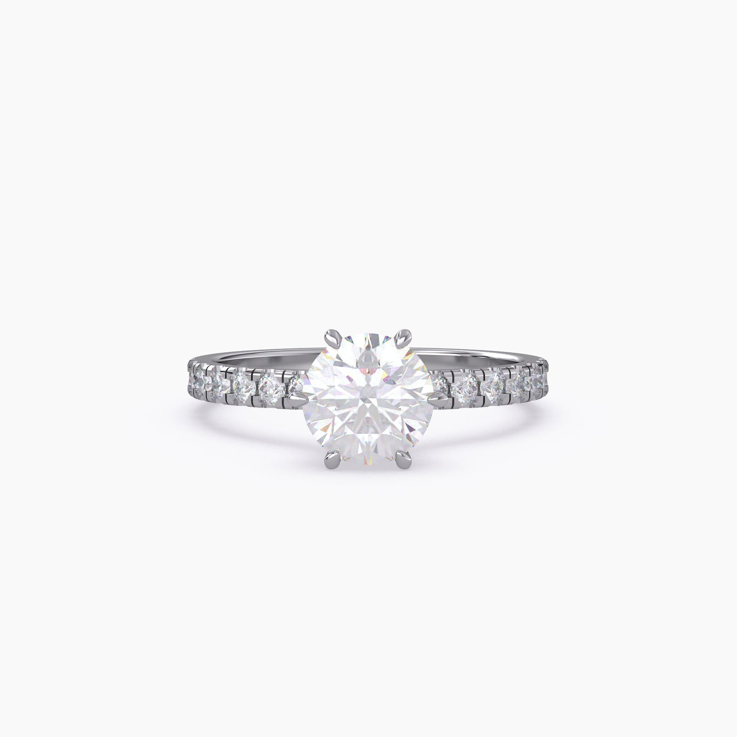 Classic Round Lab Grown Diamond Ring
