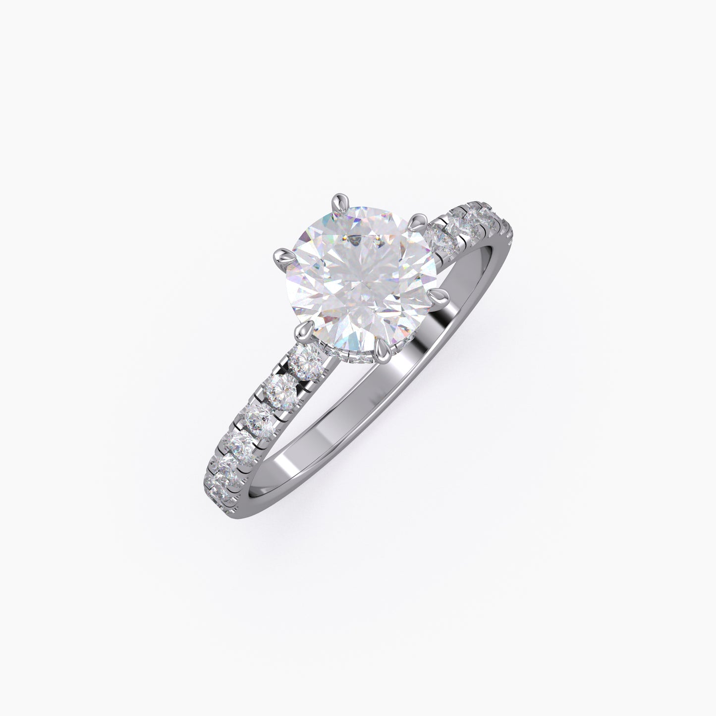 Classic Round Lab Grown Diamond Ring