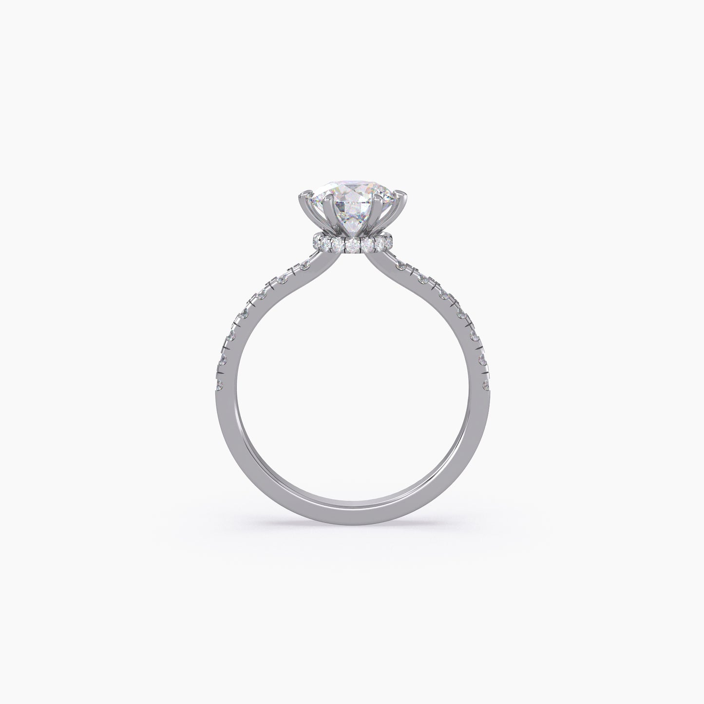 Classic Round Lab Grown Diamond Ring