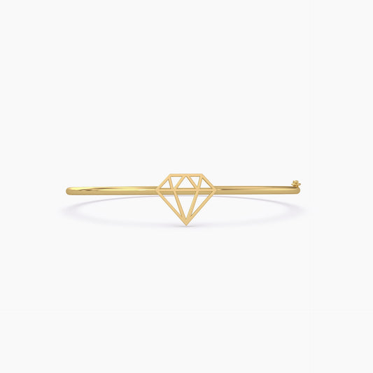 Diamond Shape Bangle