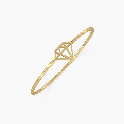 Diamond Shape Bangle