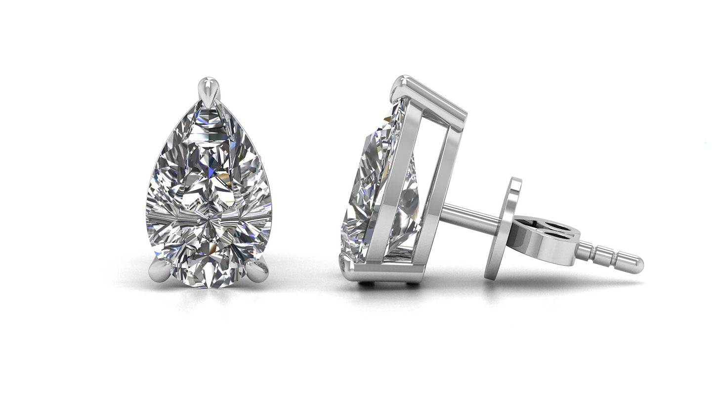 Lab Grown Diamond Solitaire Earring