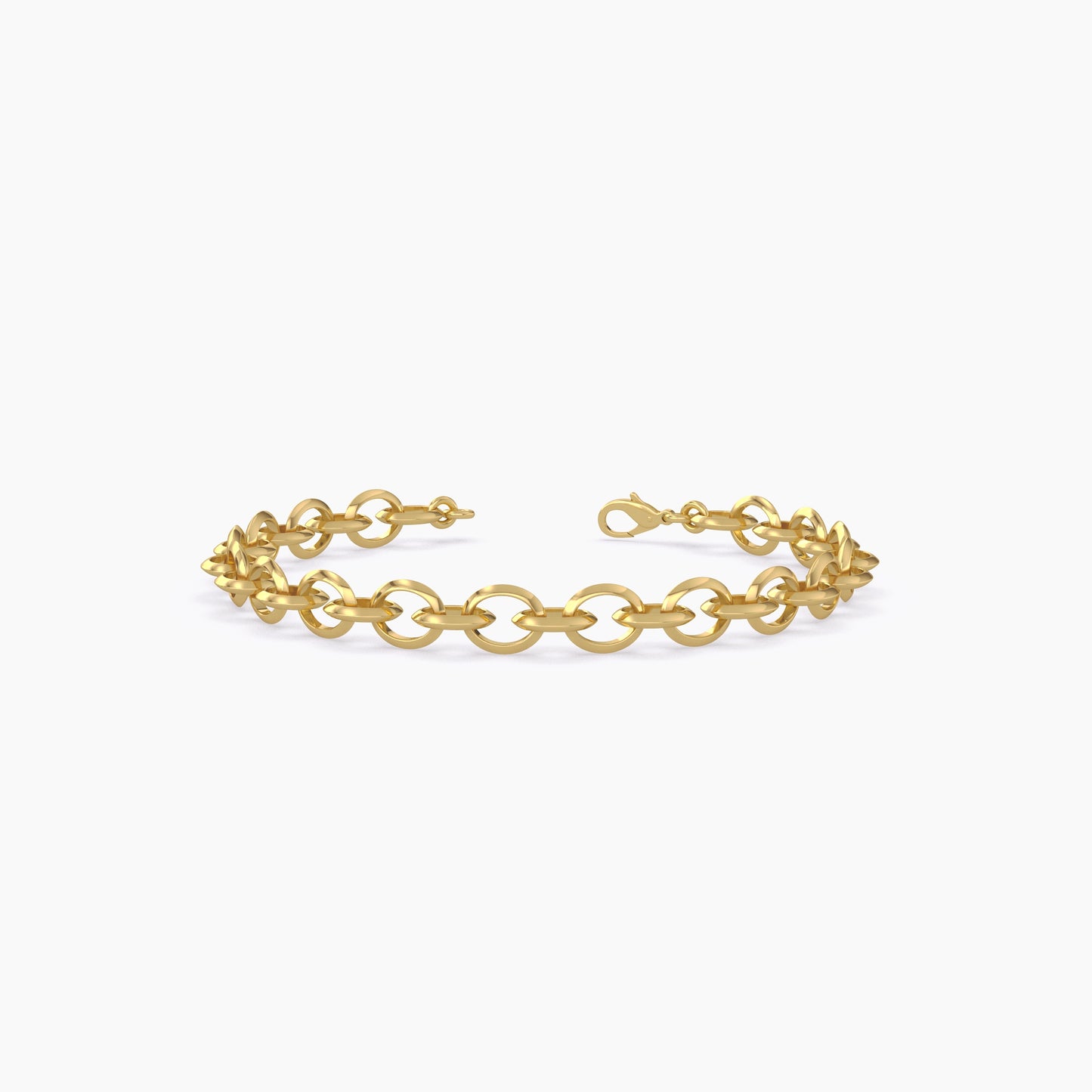 Fancy Round Chain Bracelet