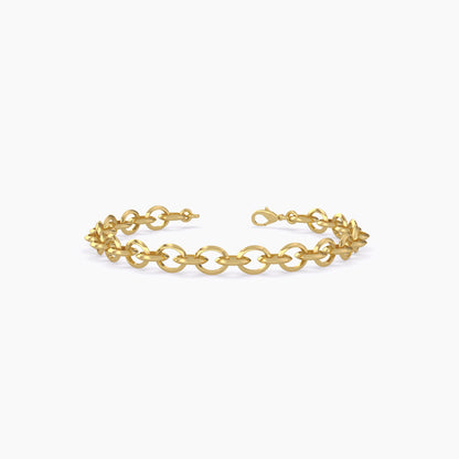Fancy Round Chain Bracelet
