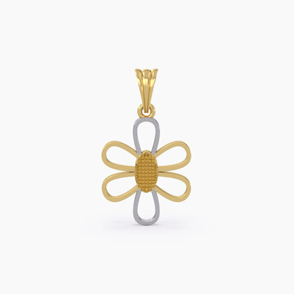 Flower Gold Pendant