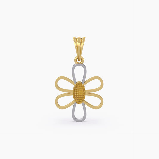 Flower Gold Pendant