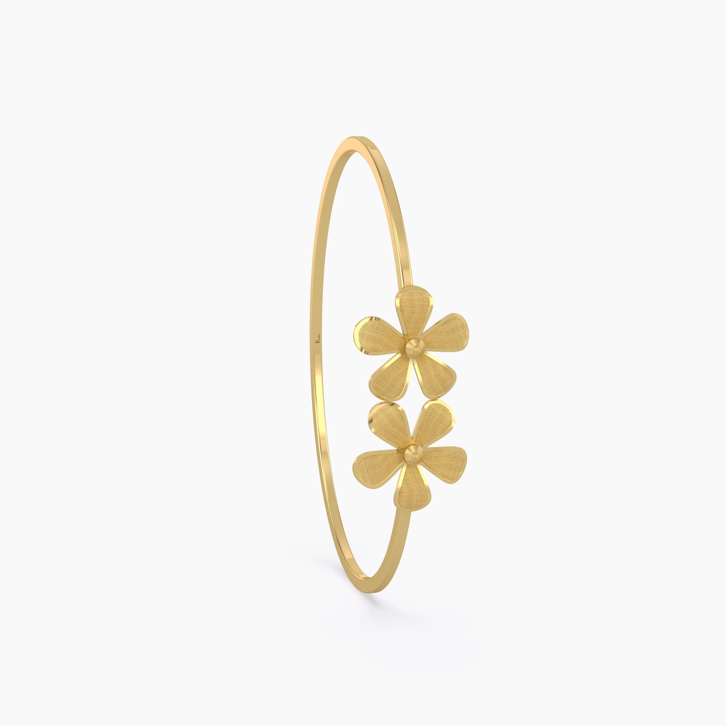 Flower charm Bangle