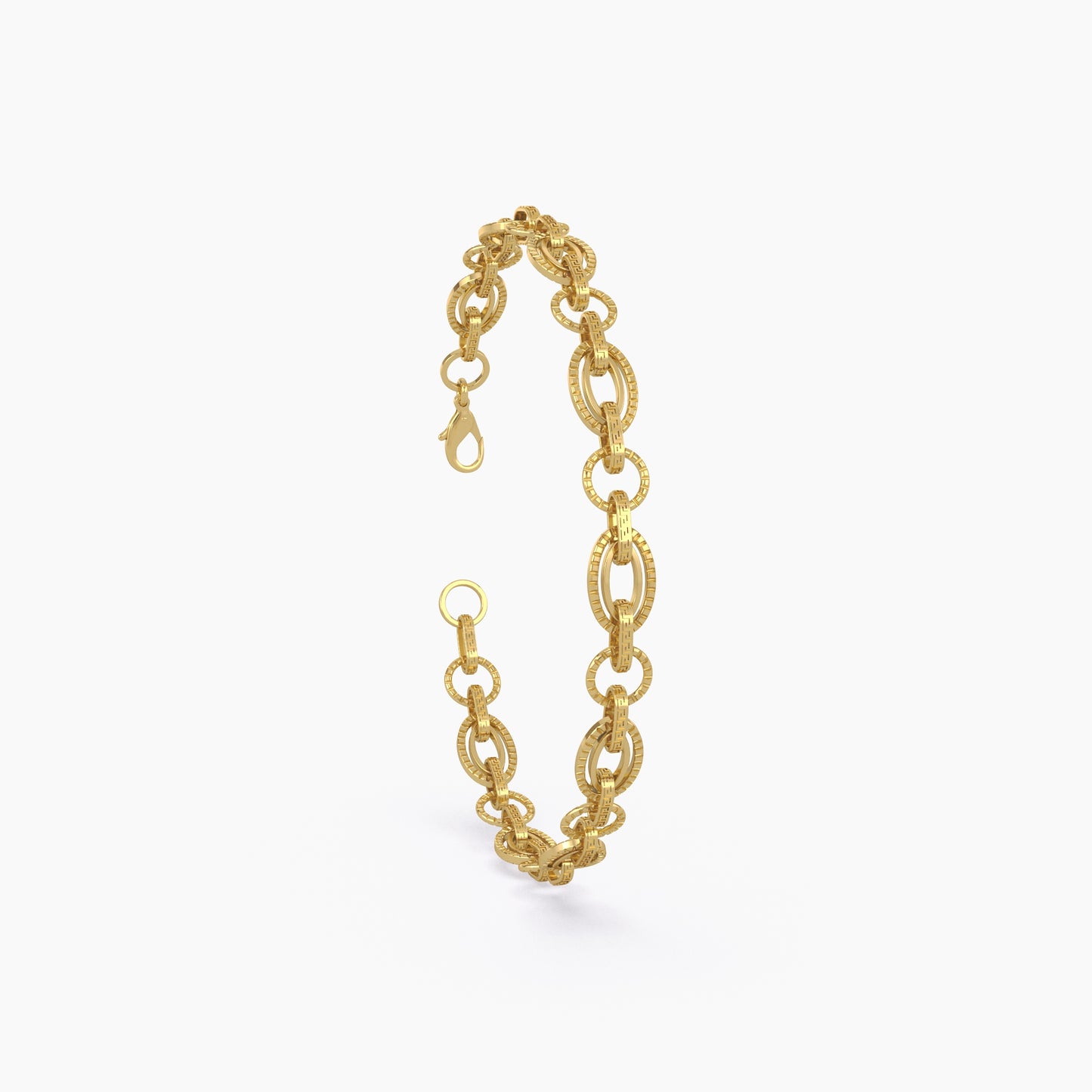 Gold chainlink bracelet