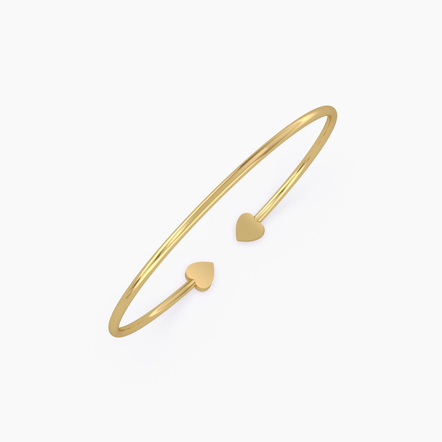 Heart Shaped Bangle
