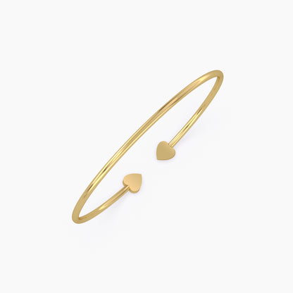 Heart Shaped Bangle