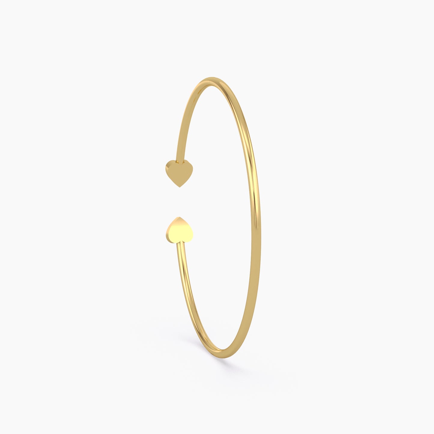 Heart Shaped Bangle