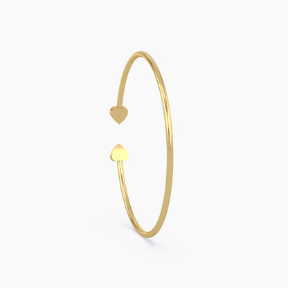 Heart Shaped Bangle
