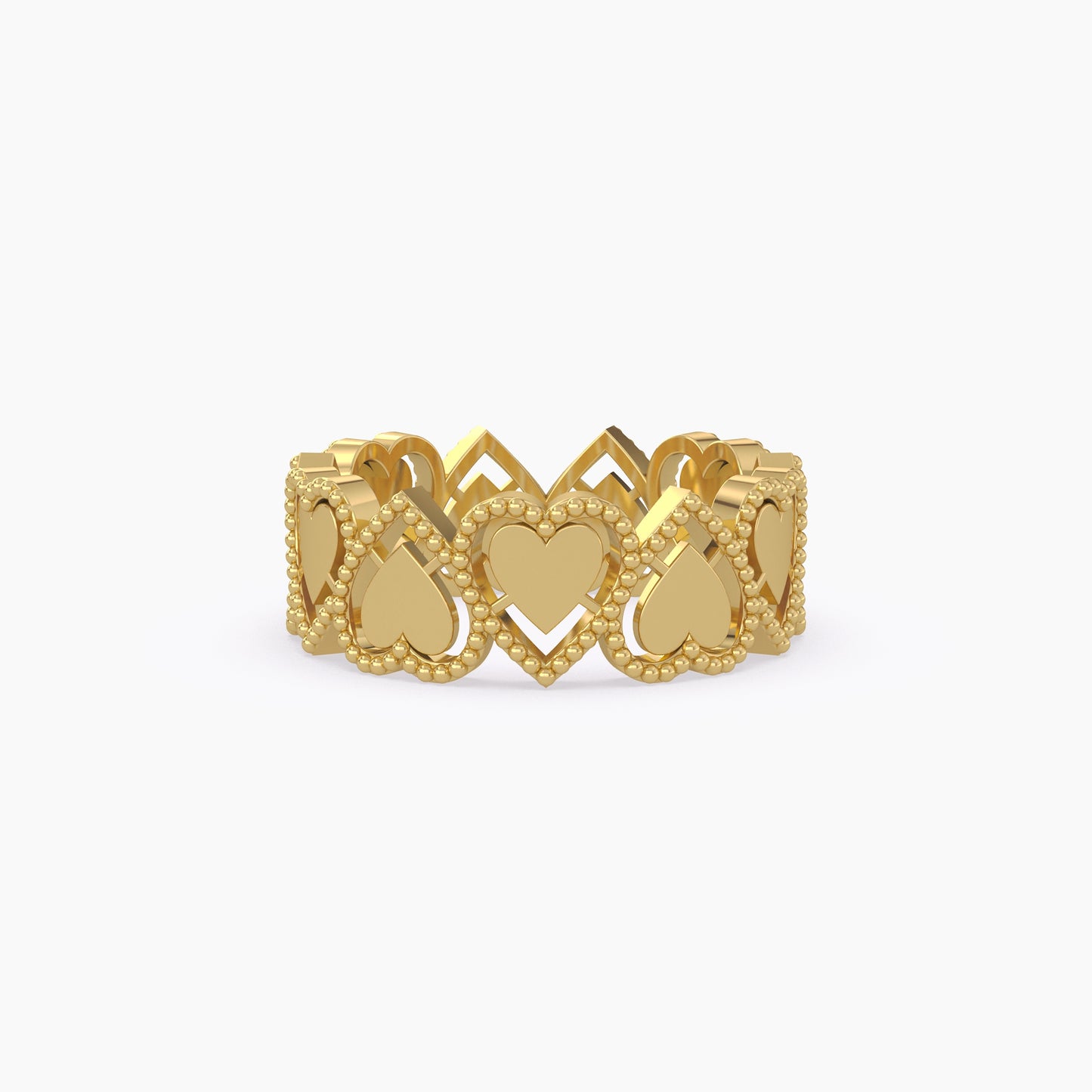 Heart Band Ring