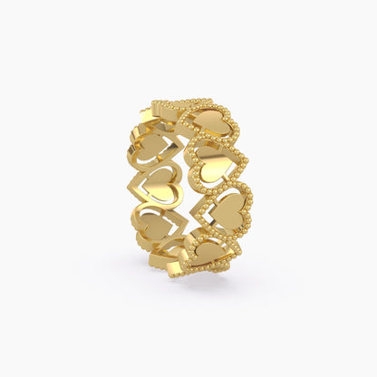 Heart Band Ring