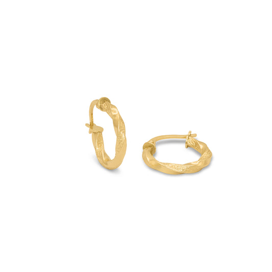 Twisted Hoop EarRings