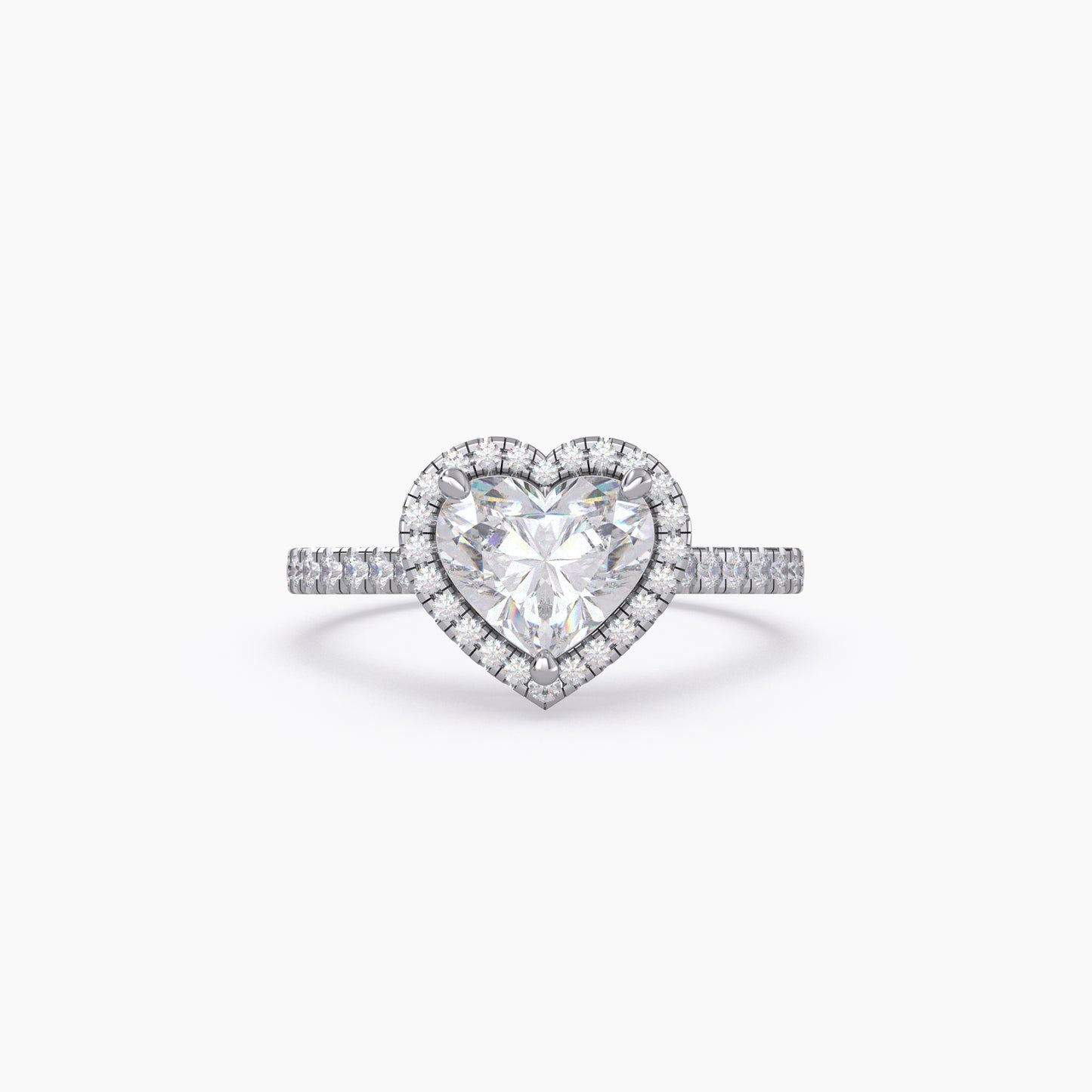 Lab Grown Diamond Heart Shape Ring