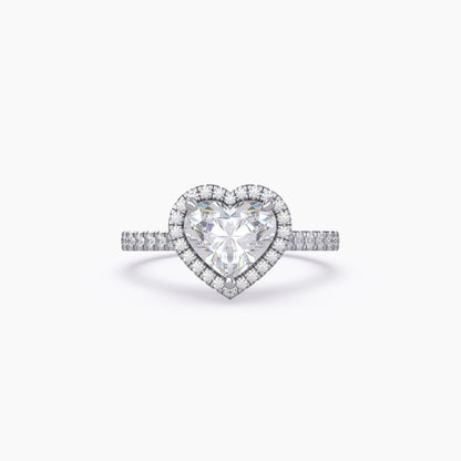 Lab Grown Diamond Heart Shape Ring