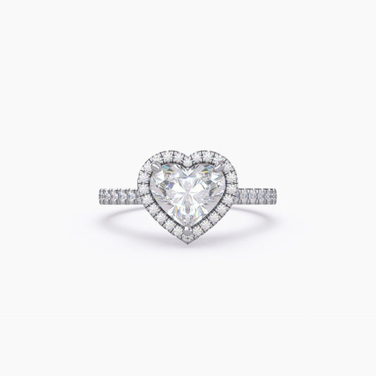 Lab Grown Diamond Heart Shape Ring