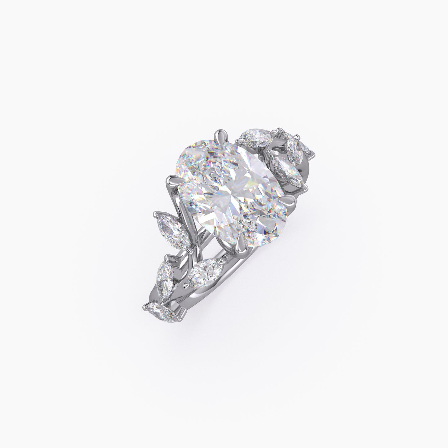 Lab Grown Diamond Oval Shape Ring