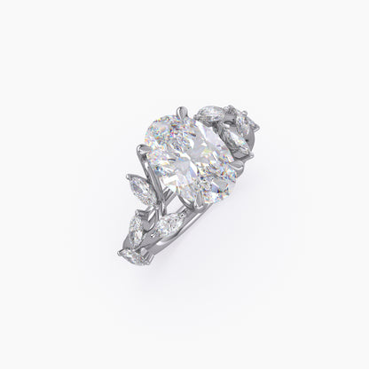 Lab Grown Diamond Oval Shape Ring
