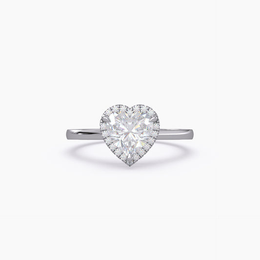 Lab Grown Diamond Heart Shape Ring