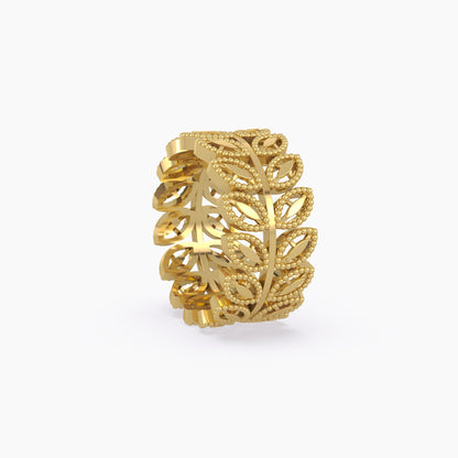 Leaf Design Ring