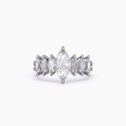 Marquise Shape Lab Grown Diamond Ring