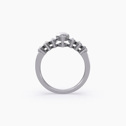 Marquise Shape Lab Grown Diamond Ring