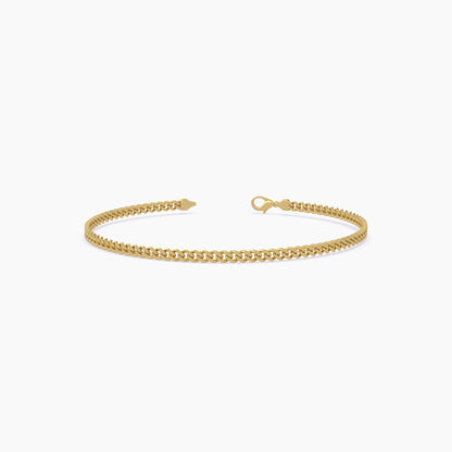 Miami Cuban Chain Bracelet in 18k Gold