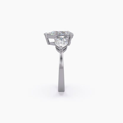 Pear Shape Lab Grown Diamond Ring