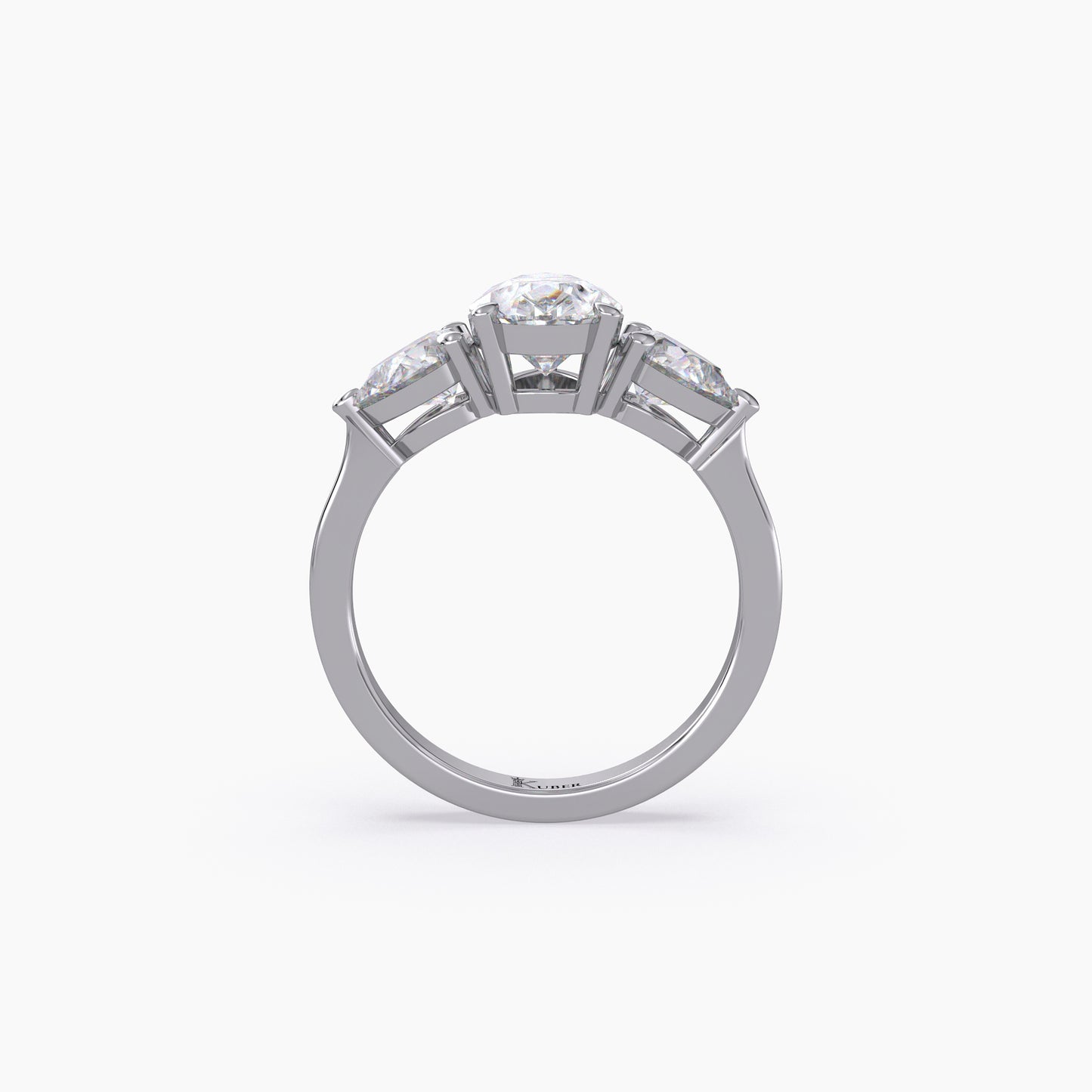 Pear Shape Lab Grown Diamond Ring