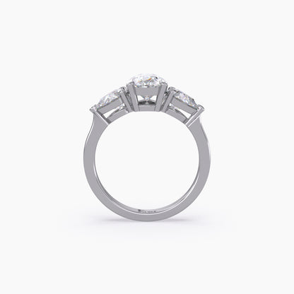 Pear Shape Lab Grown Diamond Ring