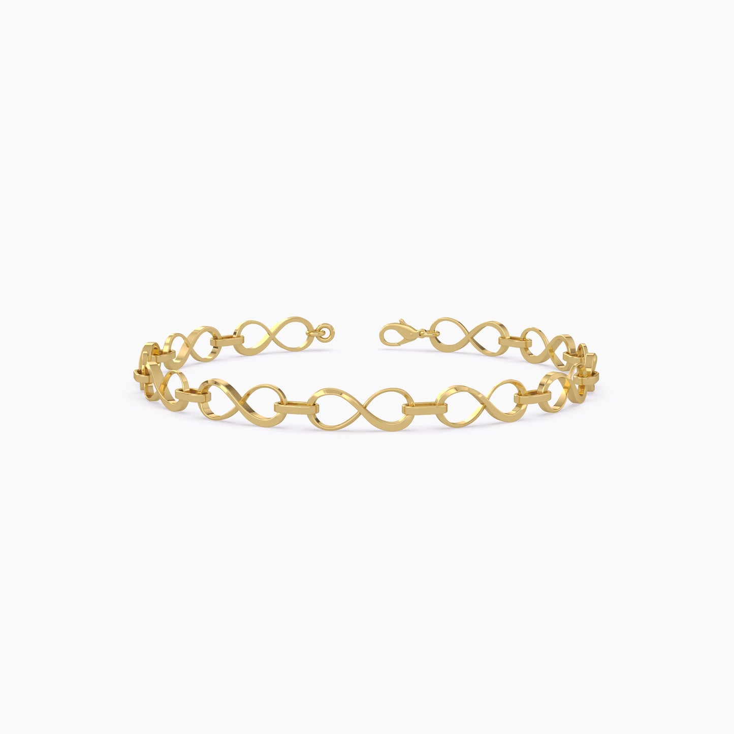 Pure Gold Infinity Bracelet
