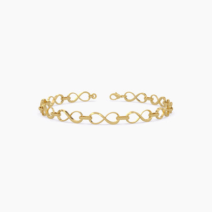 Pure Gold Infinity Bracelet