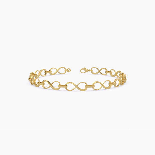 Pure Gold Infinity Bracelet