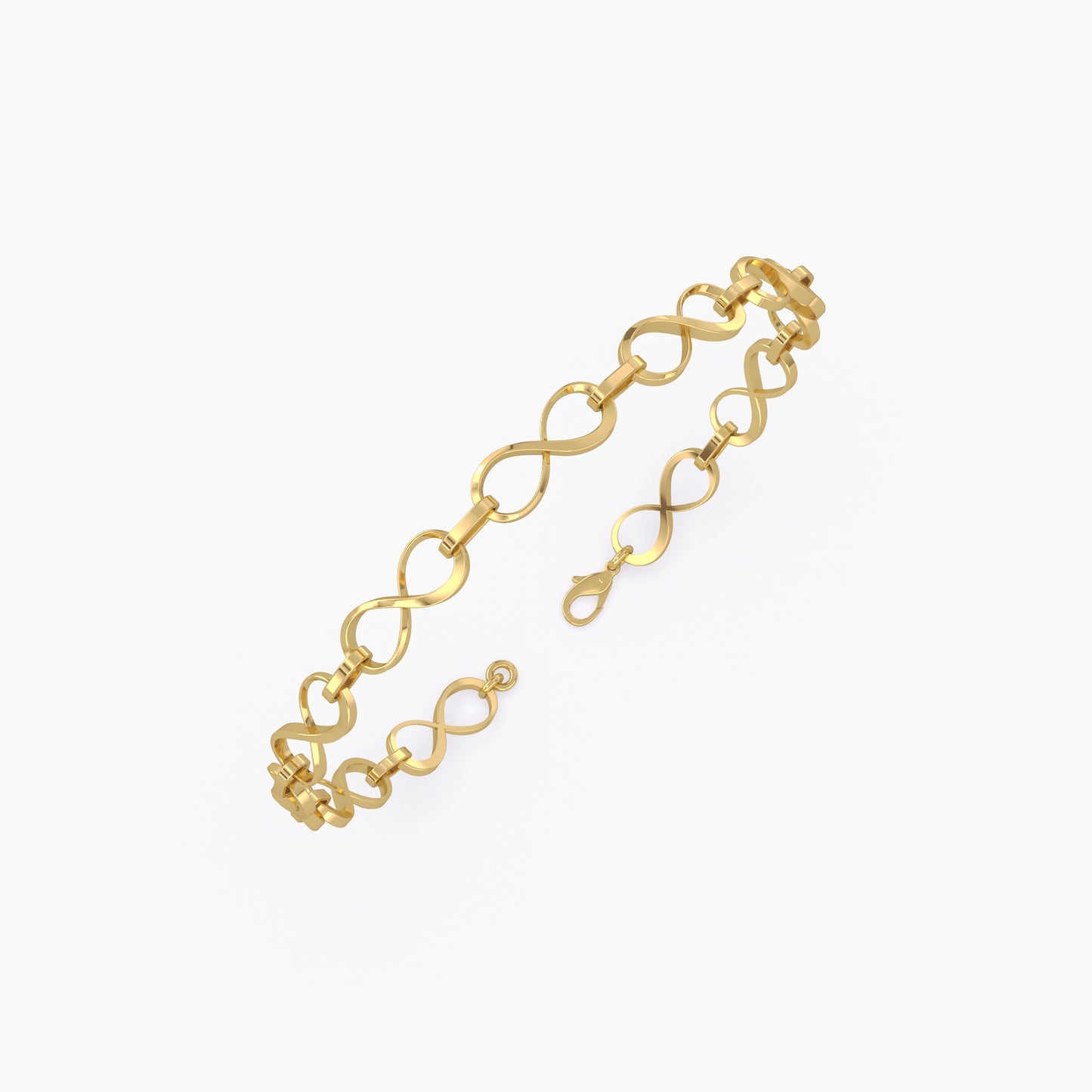 Pure Gold Infinity Bracelet