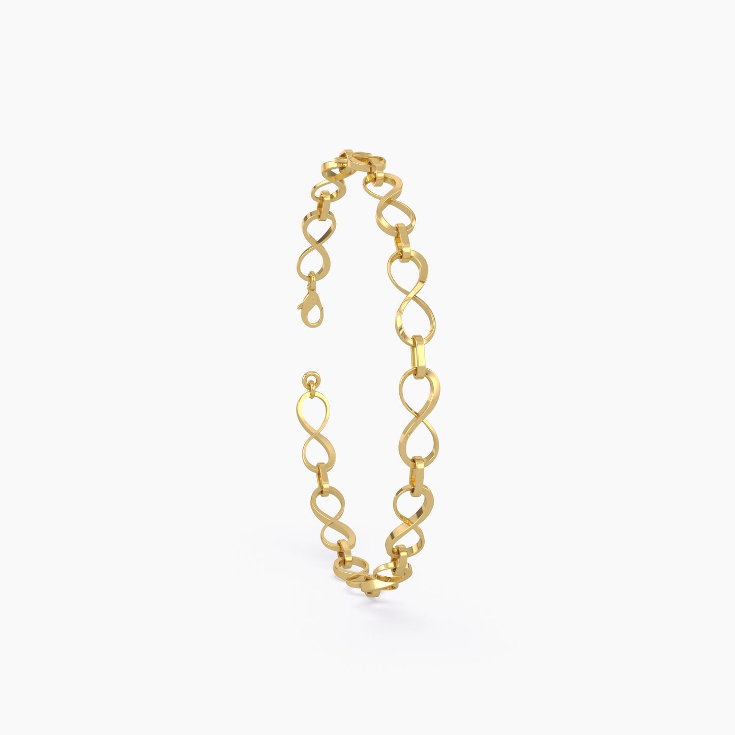 Pure Gold Infinity Bracelet