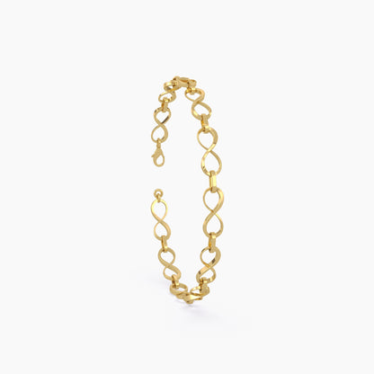 Pure Gold Infinity Bracelet