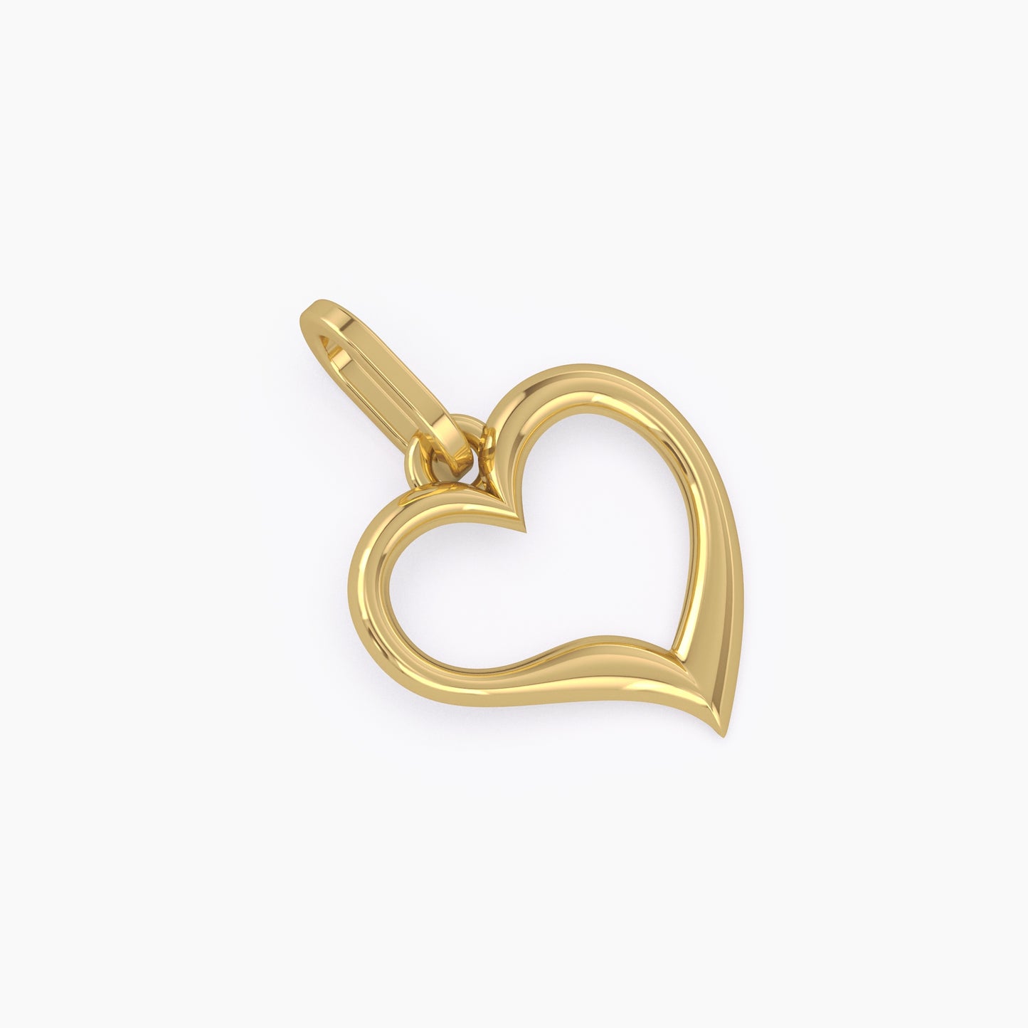 Real Gold Heart Pendant