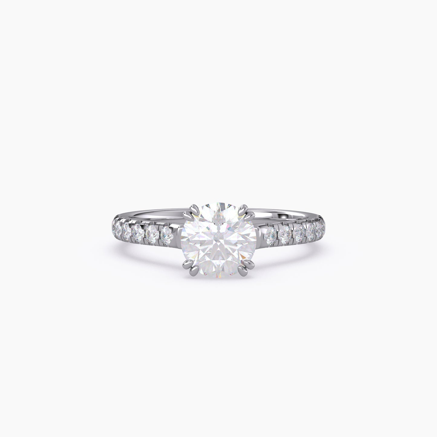 Round Lab Grown Diamond Ring