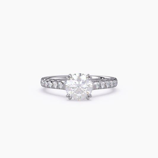 Round Lab Grown Diamond Ring