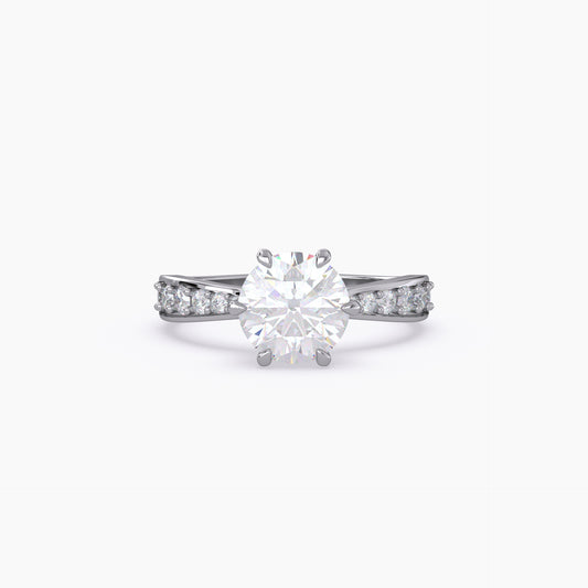 Round Lab Grown Diamond Ring